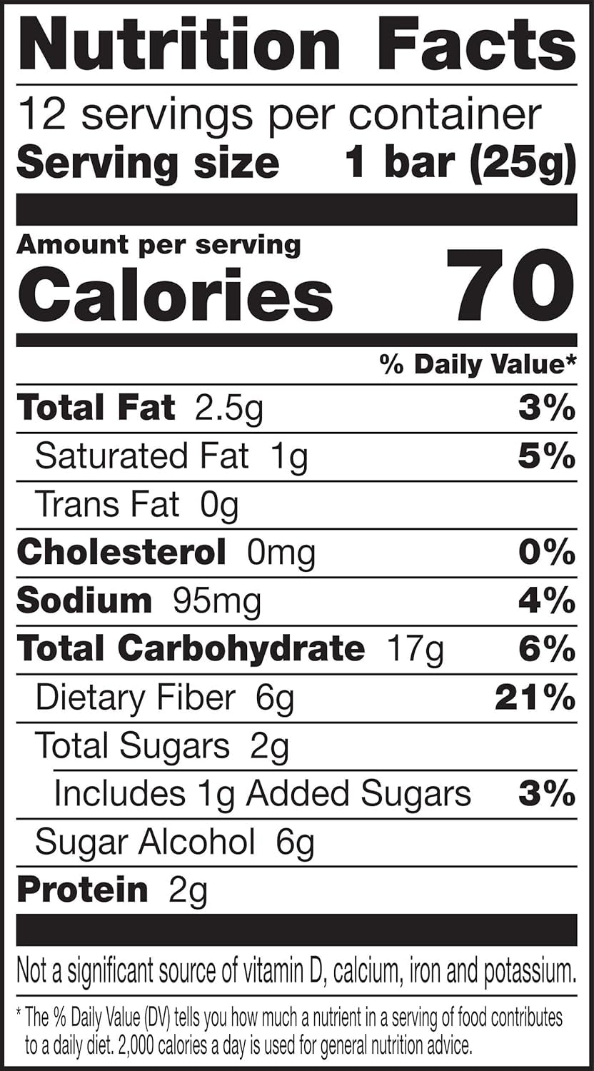 70 Calorie Soft-Baked Bars, Birthday Cake, Snack Bars, 12 Ct