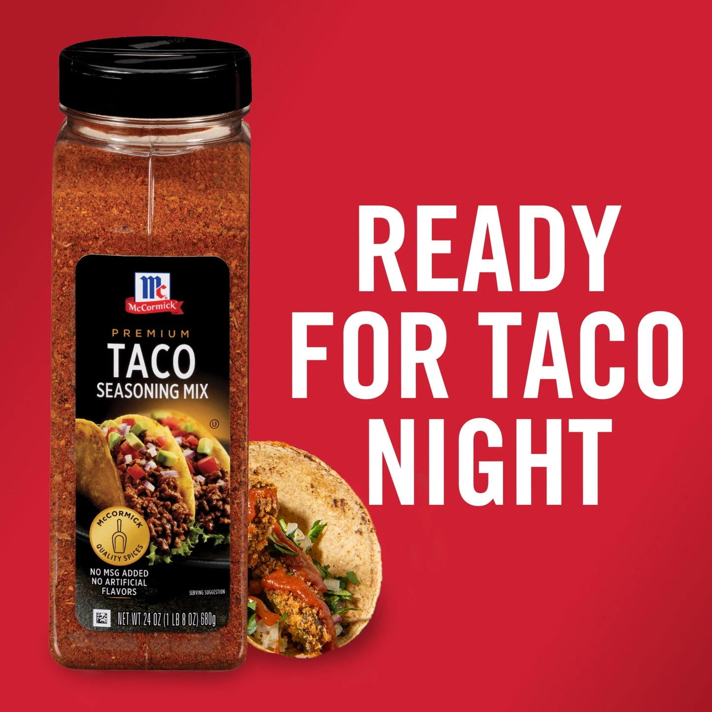 Kosher Premium Taco Seasoning Mix, 24 Oz Bottle