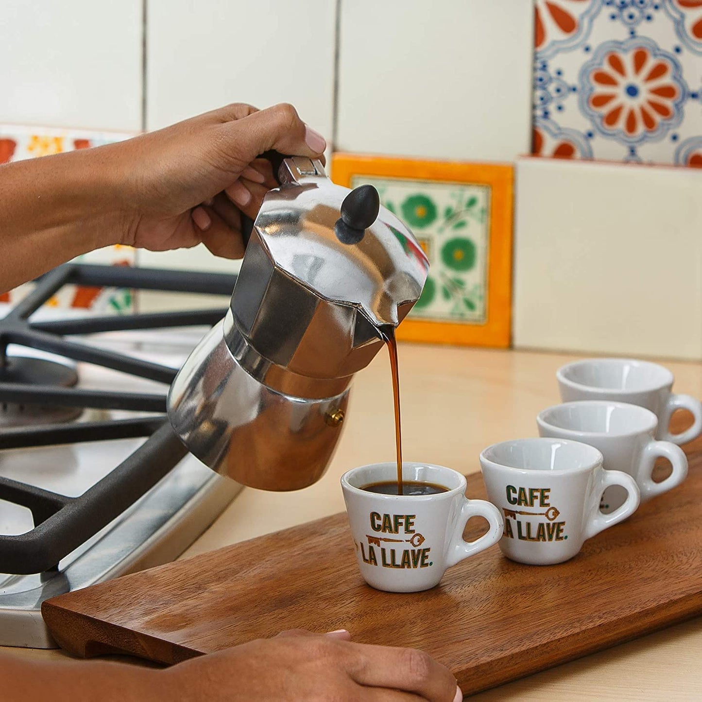 Café La Llave Espresso, Fine Grind, 10 Ounce Brick