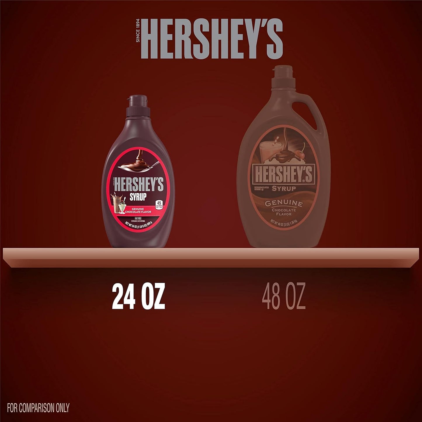 Chocolate Syrup Bottle, 24 Oz