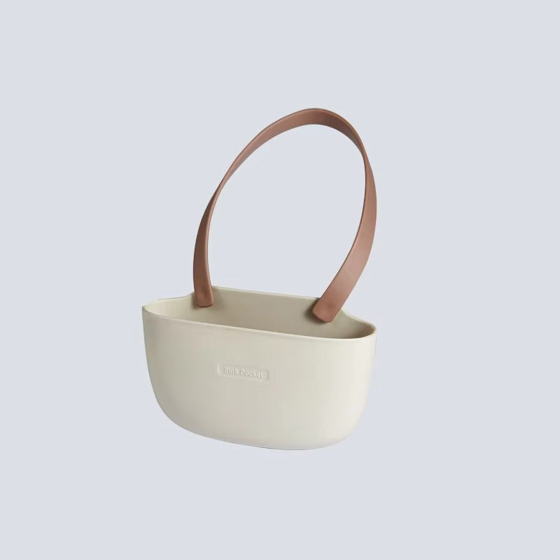 Kitchen Sink Sponges Soap Holder Bathroom Dish Drain Water Basket Storage Drying Rack Accessories Organizer