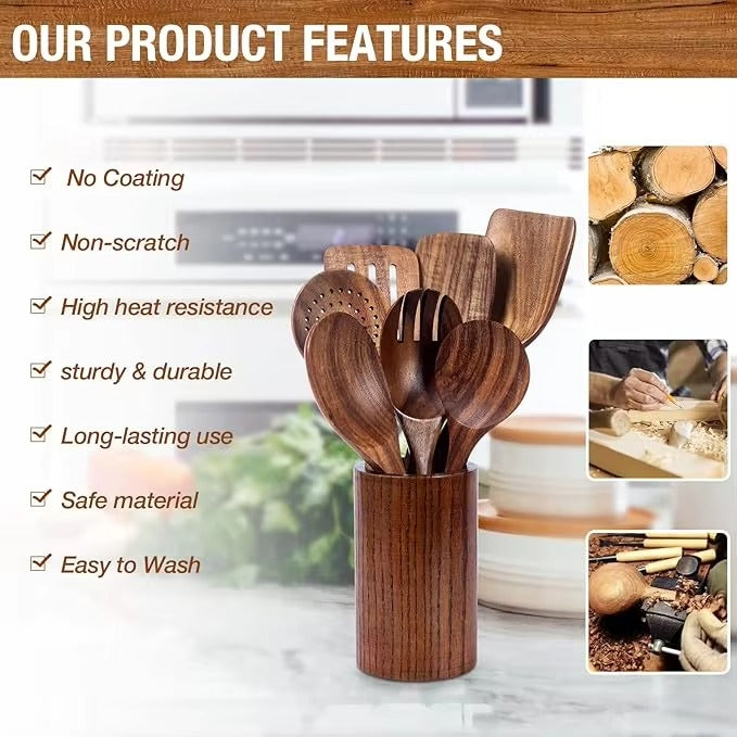 Wooden spoon set
