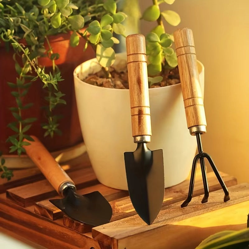3pcsset, Garden Tool Set Rake Tip Shovel