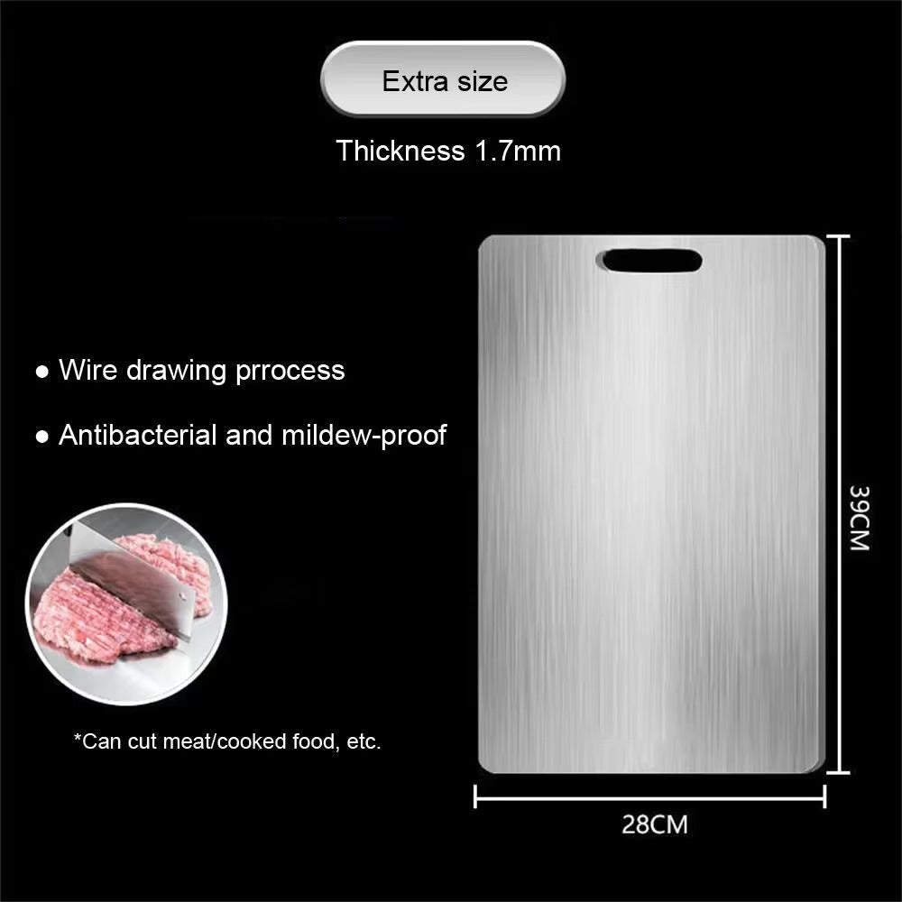 Titanium Coated Stainless Steel Cutting Board 316 Food Grade