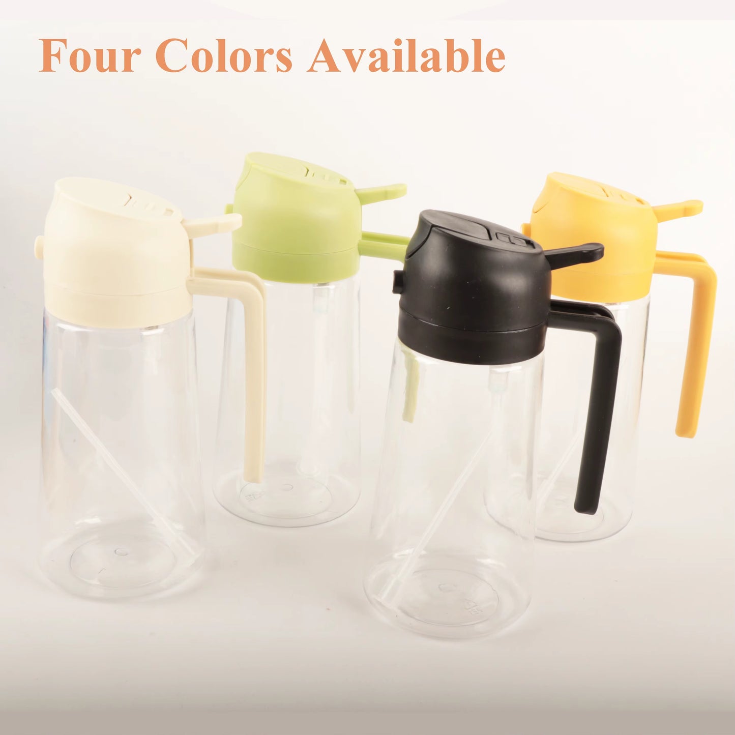 16oz Oil Dispenser Bottle for Kitchen, 2 in 1 Olive Oil Dispenser