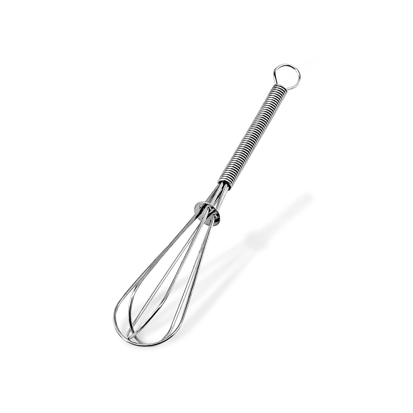 Leeseph Wire Whisks, 5in 7in 8in Stainless Steel Kitchen Mini Whisk & Egg Beater for Cooking, Blending, Beating and Stirring