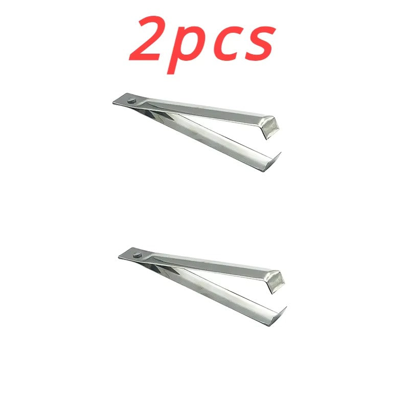 1/2/3PCS Stainless Steel Garlic Peeler Quickly Garlic Peeling Pig Hair Plucking Clip Manual Tweezers Gadgets Kitchen Accessories