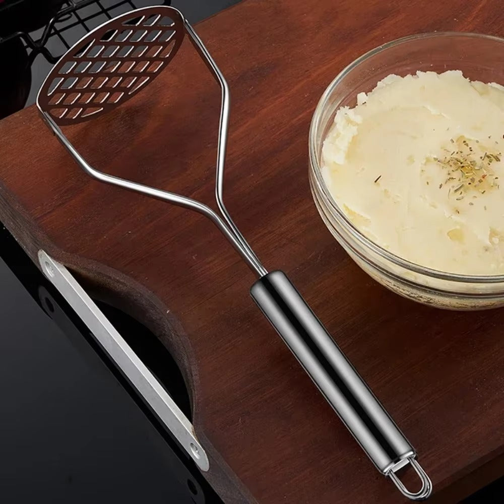 Broyeurs de pommes de terre en acier inoxydable, broyeur de purée violette, râpe de citrouille, accessoires de cuisine