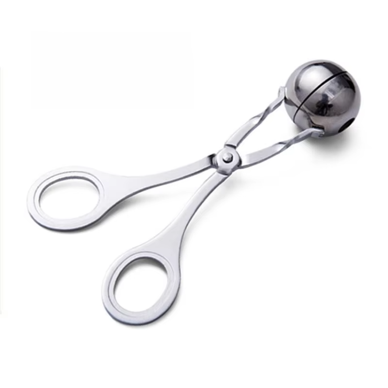 Stainless steel meatball holder, meatball maker, home kitchen tool, meatball squeezer, dumpling mold