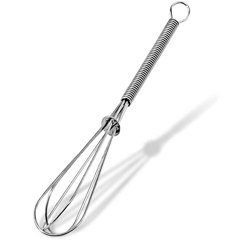Leeseph Wire Whisks, 5in 7in 8in Stainless Steel Kitchen Mini Whisk & Egg Beater for Cooking, Blending, Beating and Stirring