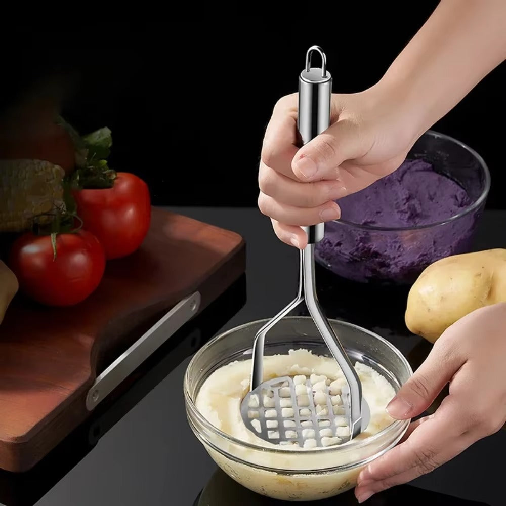 Broyeurs de pommes de terre en acier inoxydable, broyeur de purée violette, râpe de citrouille, accessoires de cuisine