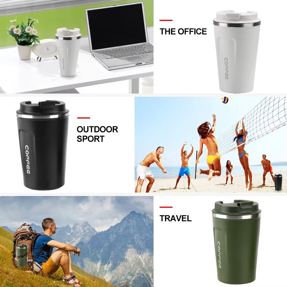 Thermo Cafe Double Stainless Steel Coffee Mug