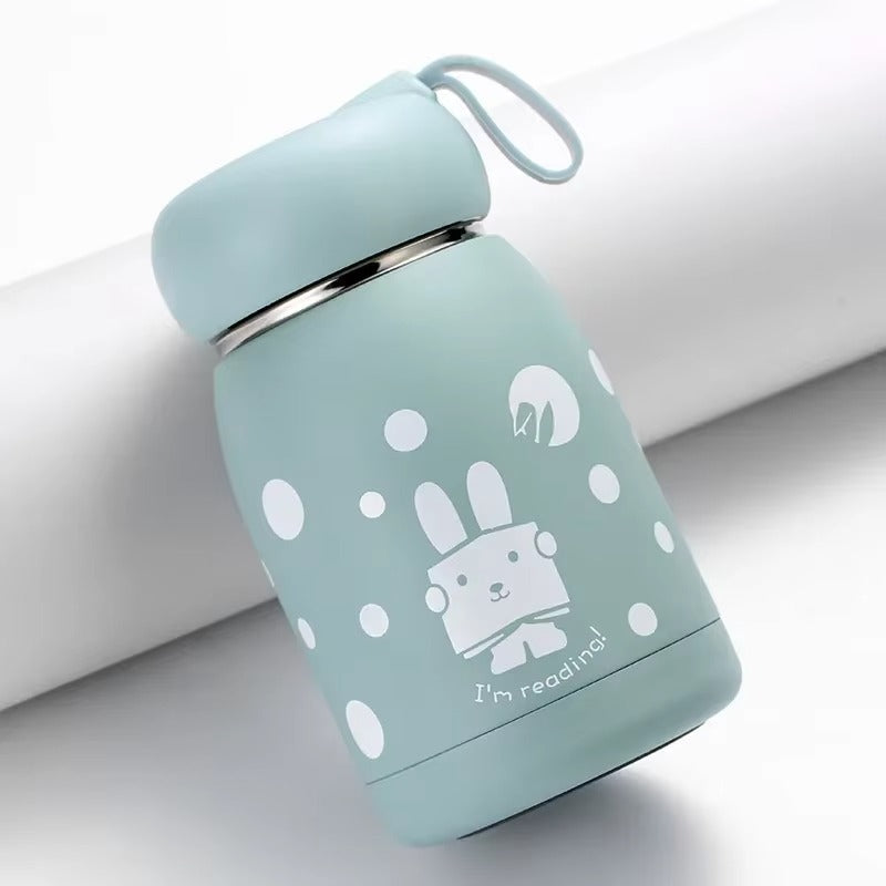 Cute Thermos Bottle Portable Thermal Mug Stainless Steel Insulation Cup Coffee Cup Vacuum Flasks Water Bottle for Girls Kid Gift