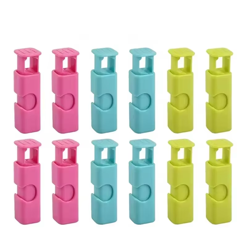 10pcs Food Sealing Clips, Snack Bag Clips, Moisture-proof Fresh-keeping Clips, Plastic Bag Sealing Clips