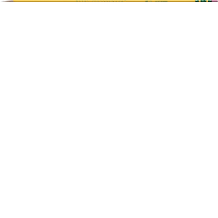Wood-Cased Pencils, Pre-Sharpened, #2 HB Soft, Yellow, 30 Count