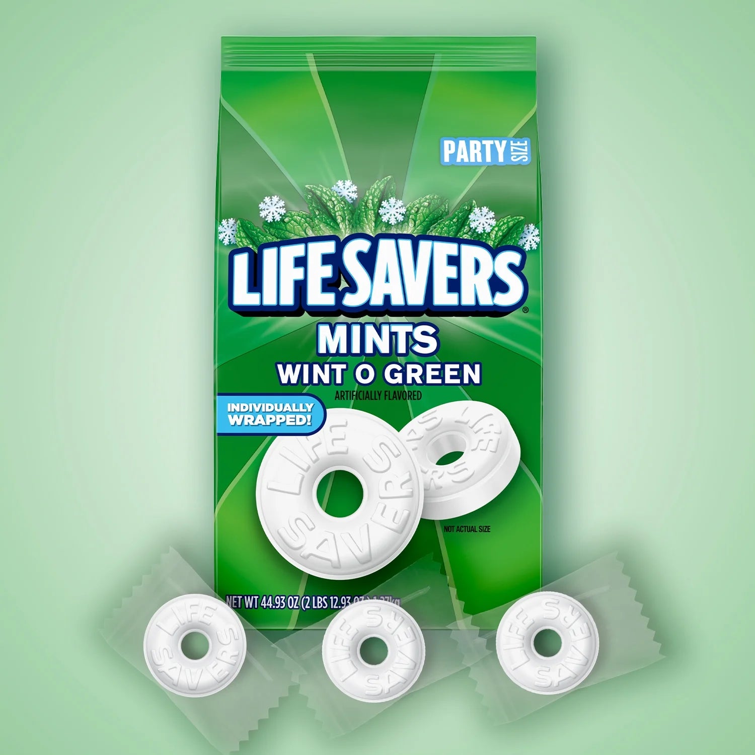 Wint-O-Green Breath Mint Hard Candy, Party Size - 44.93 Oz