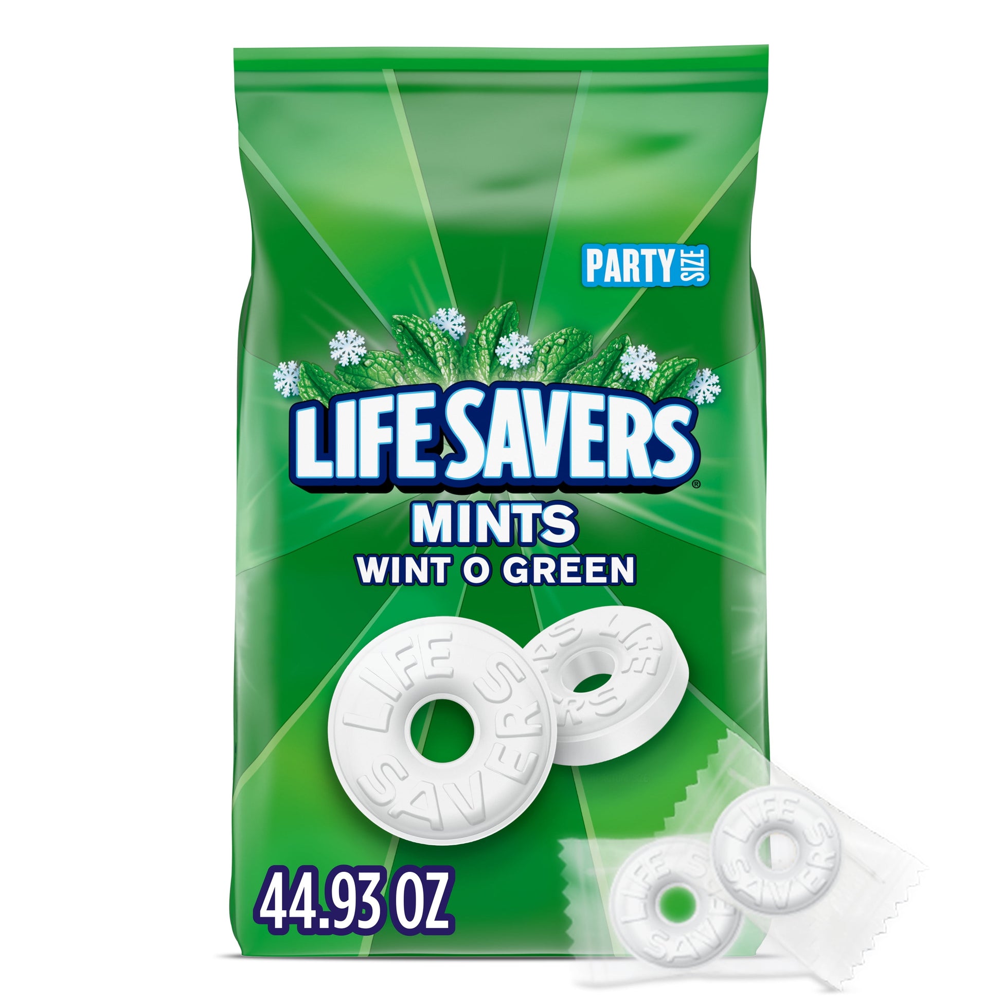 Wint-O-Green Breath Mint Hard Candy, Party Size - 44.93 Oz