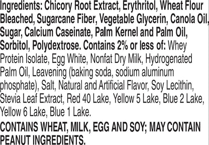 70 Calorie Soft-Baked Bars, Birthday Cake, Snack Bars, 12 Ct