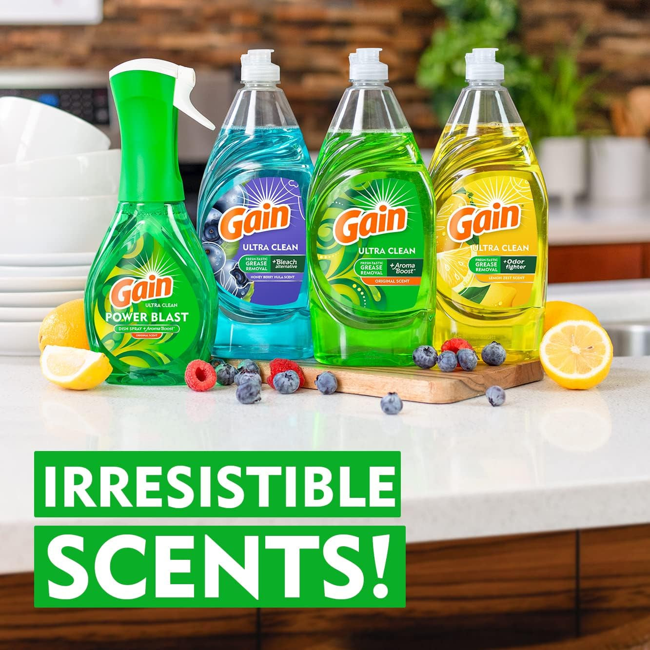 Ultra Dishwashing Liquid Dish Soap, Original Scent, 38 Fl Oz
