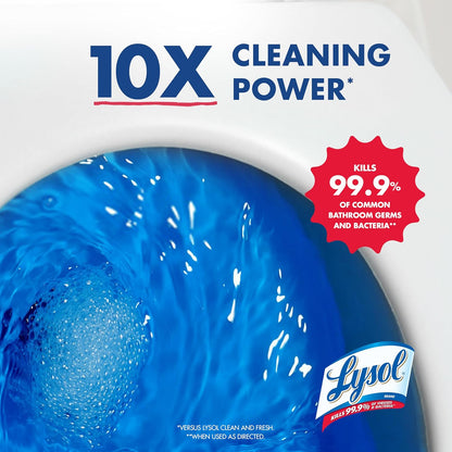 Toilet Bowl Cleaner, Max Strength Bathroom Cleaning Supplies, Toilet Bowl Cleaner Clinging Gel, Home Essential, Instant Stain Removal, Disinfecting and Deodorizing, Bleach Free, 24 Oz (2 Ct)
