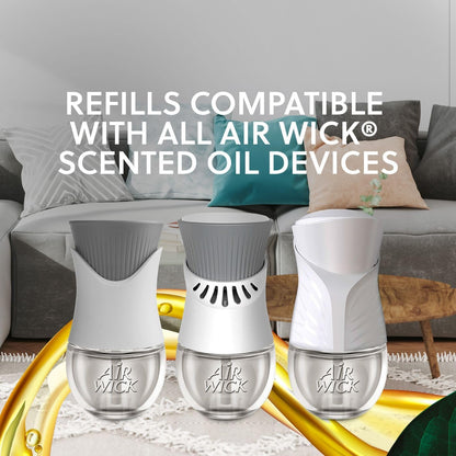 Plug in Scented Oil Refill, 5Ct, Calming Sea Spray & Breeze, Air Freshener, Essential Oils