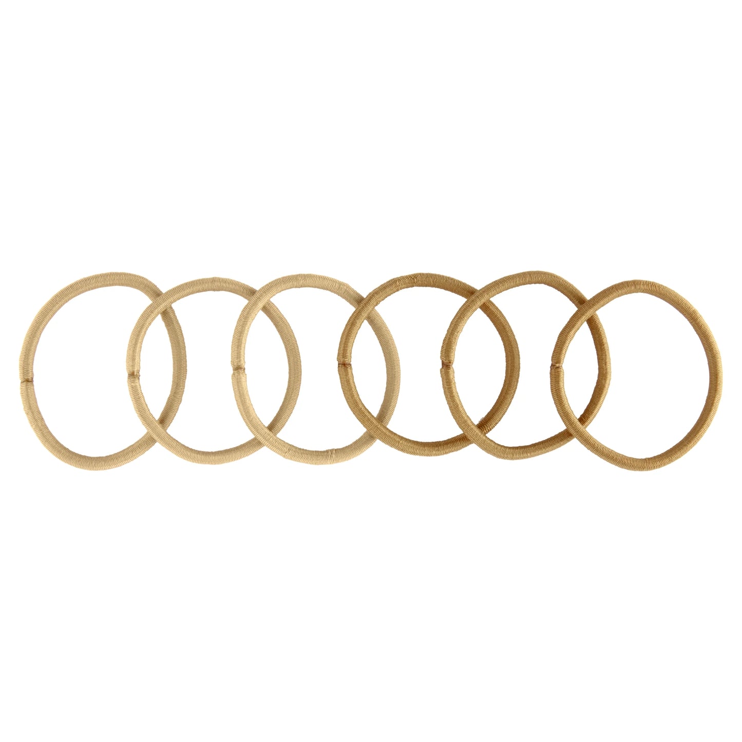 Ouchless Hair Elastics, No Metal Gentle Hair Ties, Blonde, 30 Ct