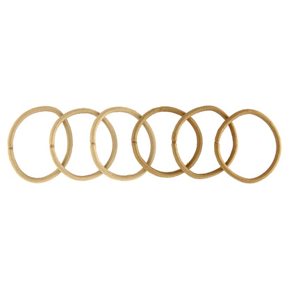 Ouchless Hair Elastics, No Metal Gentle Hair Ties, Blonde, 30 Ct