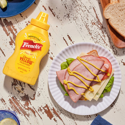No Artificial Flavors Gluten Free Classic Yellow Mustard, 8 Oz Bottle