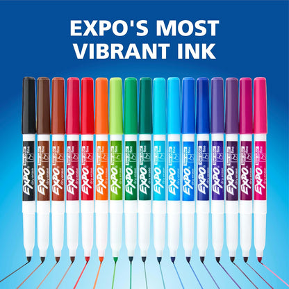 Low Odor Dry Erase Markers Fine Tip Black 4 Count