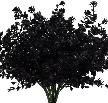 Artificial Plastic Flowers Fake Eucalyptus Plant Wedding bridal bouquet Christmas Decor Vase for Home windowsill bonsai Festival