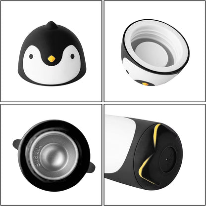 Penguin Stainless Steel Vacuum Thermos Travel Mug Tea Water Bottle