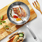 304 Stainless Steel Frying Pan, NonStick Pan Fried Steak Pot Uncoated Cookware