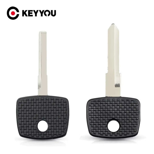 KEYYOU Uncut Transponder Ignition Chip Car Key Shell With HU64 YM15 Uncut Blade For Mercedes-Benz Vito Actros Sprinter