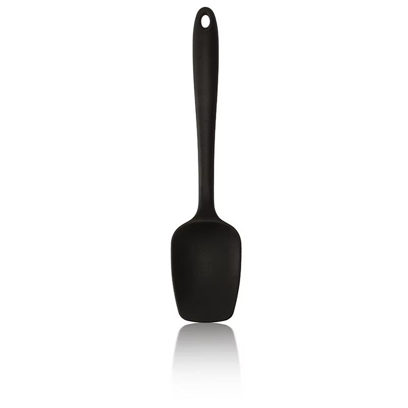 LMETJMA 28cm Silicone Spatulas Heat Resistant Spoon Spatula Non-Stick Spoonula Flexible Scrapers Baking Mixing Tool JT20