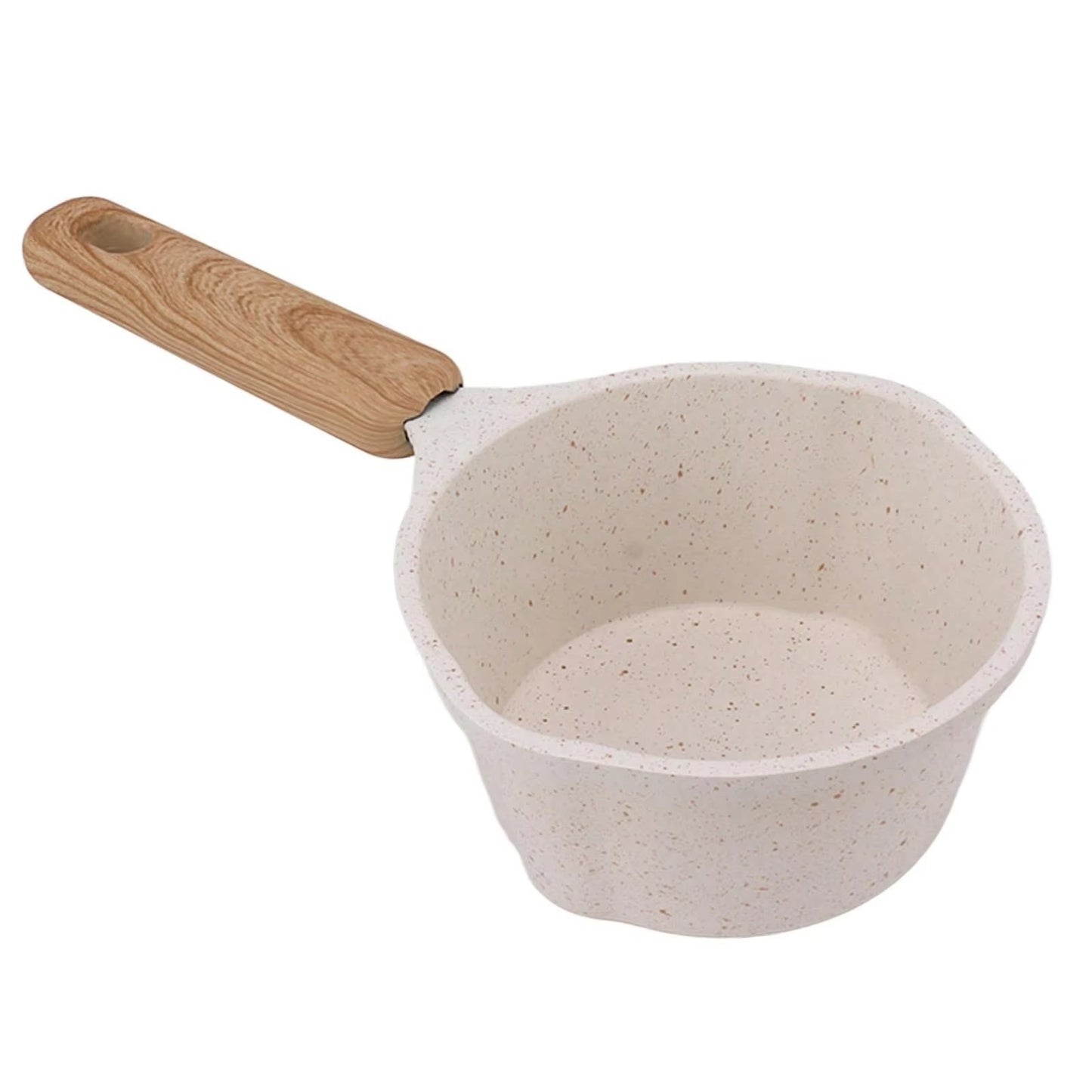 250ml Nonstick Rapid Heating White Sauce Pan Flat Bottom Multifunctional Cooking Pot for frying