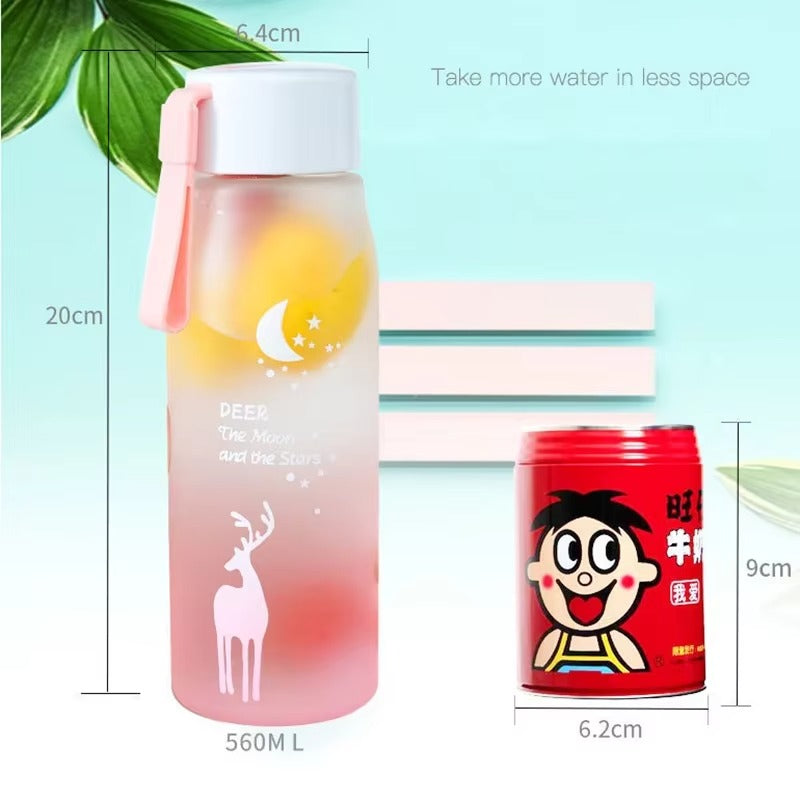Deer Design Water Bottle 560 ml.