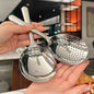 1Pc Stainless Steel Ladles For Serving Soup Rice Serving Spoon Drain Hole Heat Insulated Handle Kitchen Utensils For Daily Use
