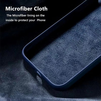 Original Official Liquid Silicone Cases For iPhone 13 15 14 12 16 Pro Max Full Logo Phone Case For Apple iPhone 16 15 Plus Cover