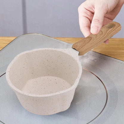 250ml Nonstick Rapid Heating White Sauce Pan Flat Bottom Multifunctional Cooking Pot for frying
