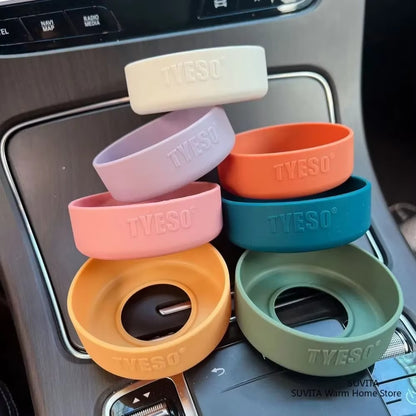 TYESO Universal Bottle Cover Anti Slip Durable Protective Silicone Cup Cover 71-77mm Diameter Bottom Sleeve Bottle Accessories