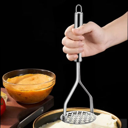 Broyeurs de pommes de terre en acier inoxydable, broyeur de purée violette, râpe de citrouille, accessoires de cuisine