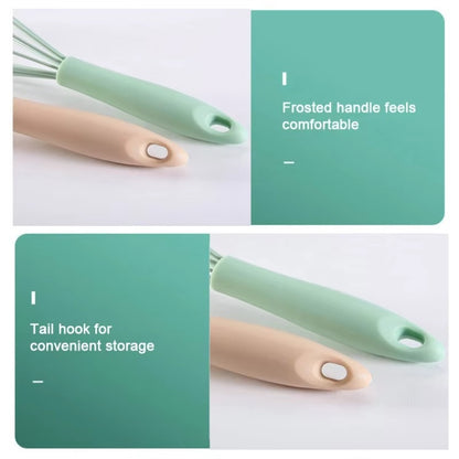 Manual Egg Beater Plastic Silicone Balloon Whisk Cream Mixer Stirring Mixing Whisking Balloon Coil Style Egg Tools