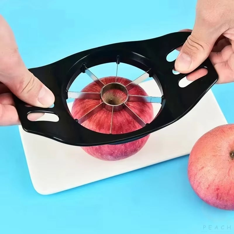 Acero inoxidable para cortar manzanas en segundos con esta 1 pieza de acero inoxidable para cortador de manzanas