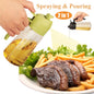 16oz Oil Dispenser Bottle for Kitchen, 2 in 1 Olive Oil Dispenser