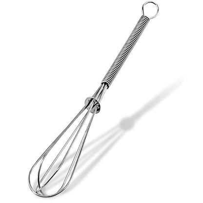 Leeseph Wire Whisks, 5in 7in 8in Stainless Steel Kitchen Mini Whisk & Egg Beater for Cooking, Blending, Beating and Stirring