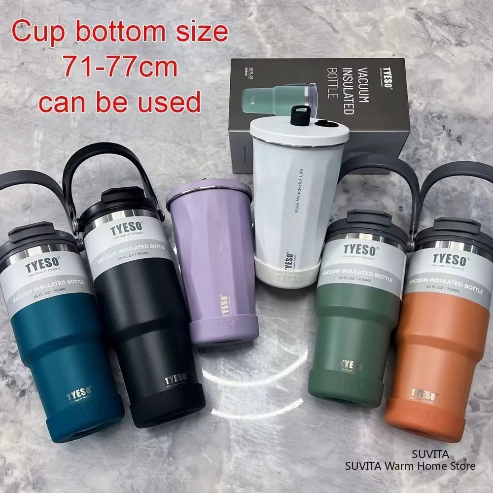 TYESO Universal Bottle Cover Anti Slip Durable Protective Silicone Cup Cover 71-77mm Diameter Bottom Sleeve Bottle Accessories