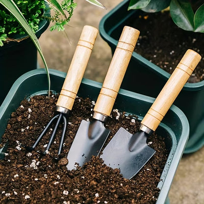 3pcsset, Garden Tool Set Rake Tip Shovel