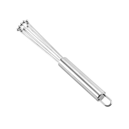 Stainless Steel Ball Whisk Set Manual Mixer Kitchen Whisk Wire Egg Whisk for Cooking Blending Whisking Beating Stirring