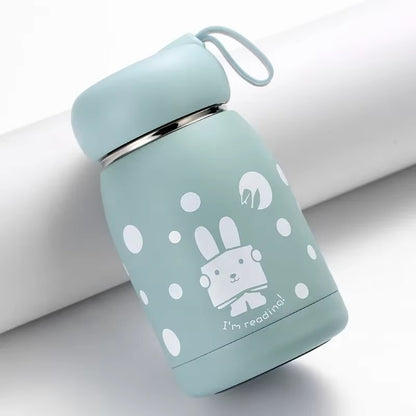 Cute Thermos Bottle Portable Thermal Mug Stainless Steel Insulation Cup Coffee Cup Vacuum Flasks Water Bottle for Girls Kid Gift